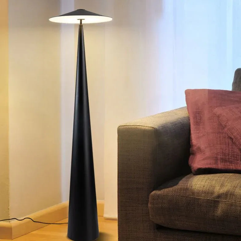 Black Floor Lamp For Living Room Salgado Iron Plug Led