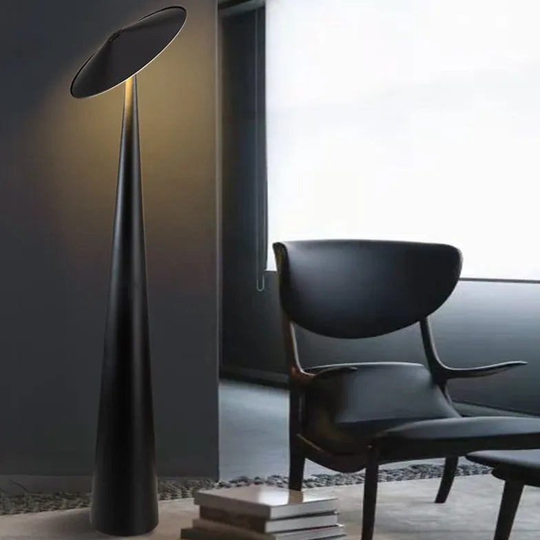 Black Floor Lamp For Living Room Salgado Iron Plug Led