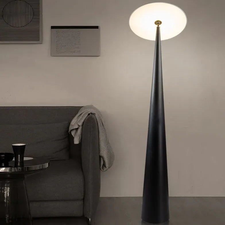 Black Floor Lamp For Living Room Salgado Iron Plug Led