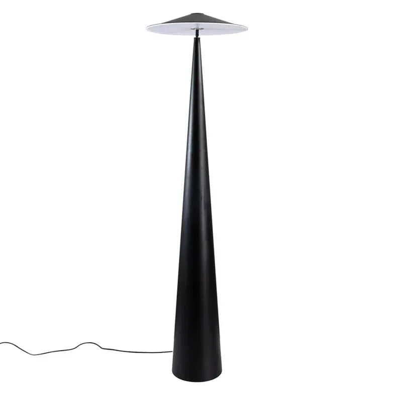 Black Floor Lamp For Living Room Salgado Iron Plug Led