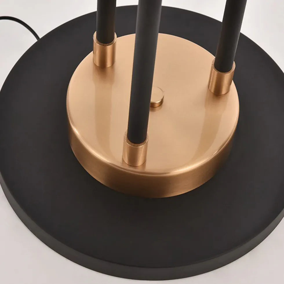 Black Floor Lamp For Living Room Salgado Hardware Warm White Plug