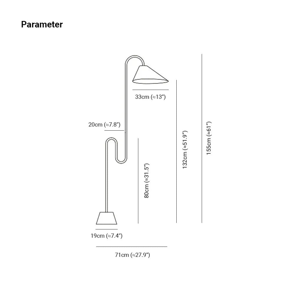 Floor Lamp For Bedroom Salgado Metal & Fabric Three Colours Change Bulb Include Led