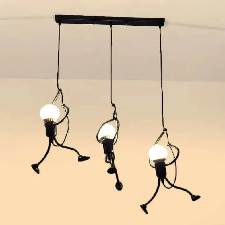 Black Light Single Pendant For Bedroom Salgado Metal Cool White