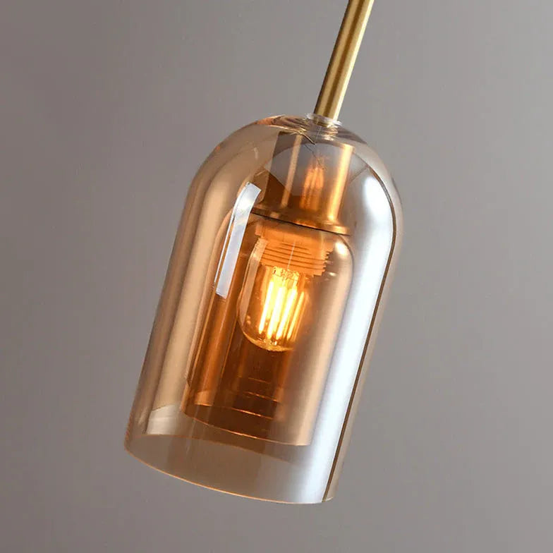 Grey Flush Light For Bedroom Cylinder Sanna Pure Copper