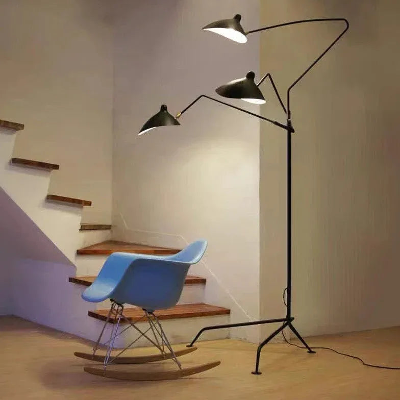 Tripod Floor Lamp For Study Room Modern Metal Led Plug Uk Or Eu