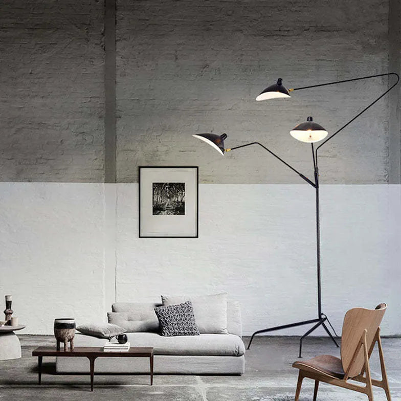 Tripod Floor Lamp For Study Room Modern Metal Led Plug Uk Or Eu