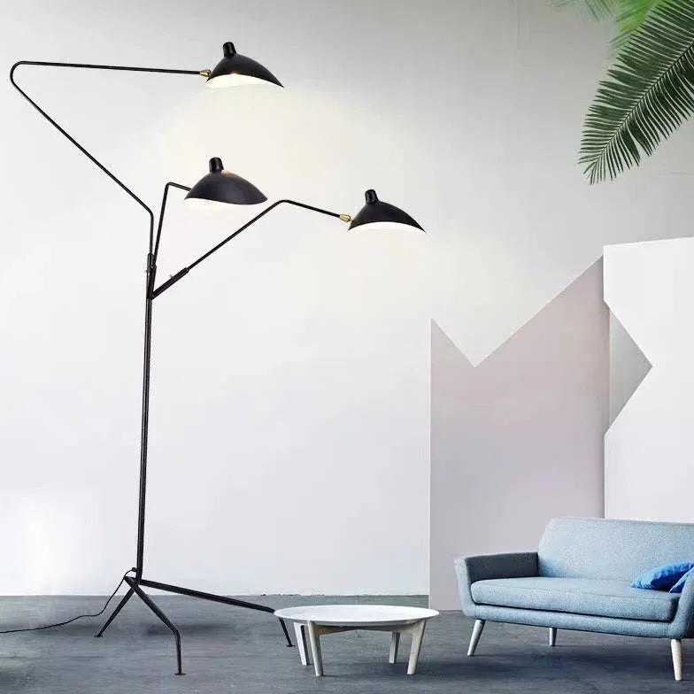 Tripod Floor Lamp For Study Room Modern Metal Led Plug Uk Or Eu