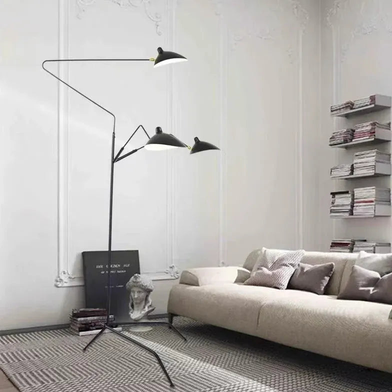 Tripod Floor Lamp For Study Room Modern Metal Led Plug Uk Or Eu