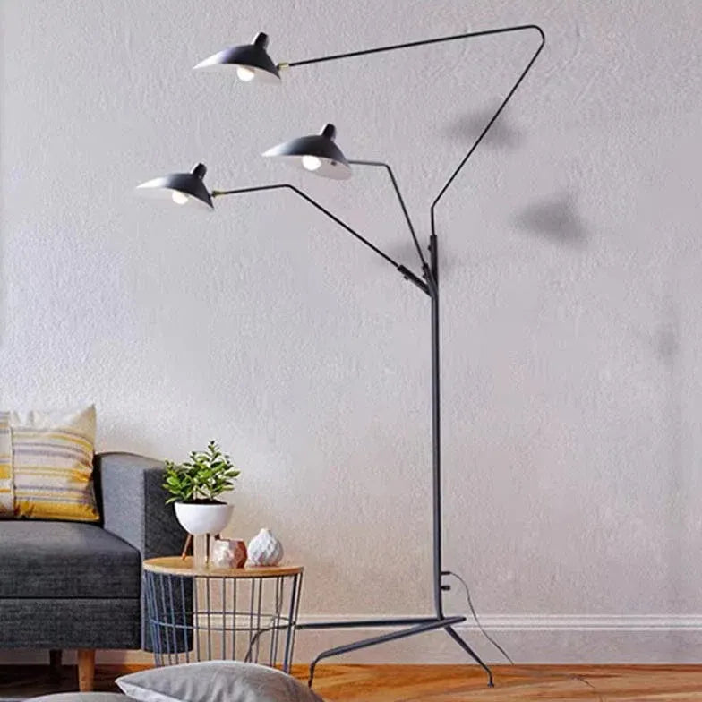 Tripod Floor Lamp For Study Room Modern Metal Led Plug Uk Or Eu