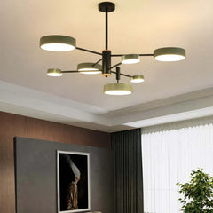 White Semi-flush Light For Bedroom Sienna Metal