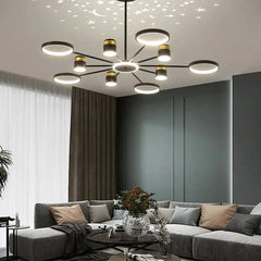 Chandelier For Living Room Simple And Modern Aluminum Led