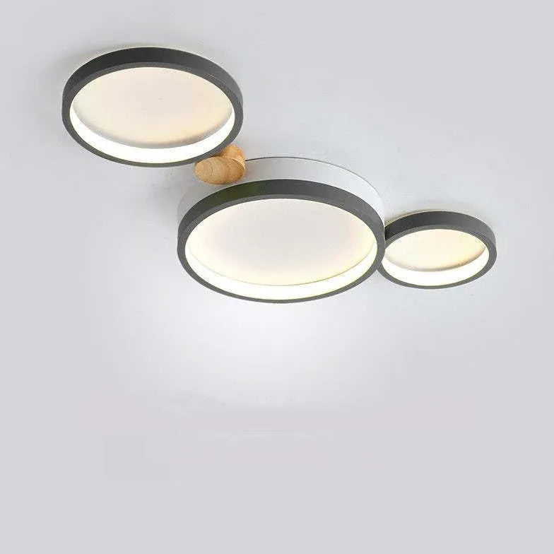 Flush Light For Kitchen Round Sanna Metal Warm White Ip20 Led