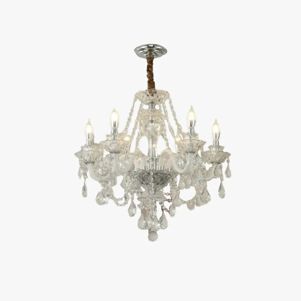 Modern Chandeliers For Living Room Silva Metal & Crystal Ip20