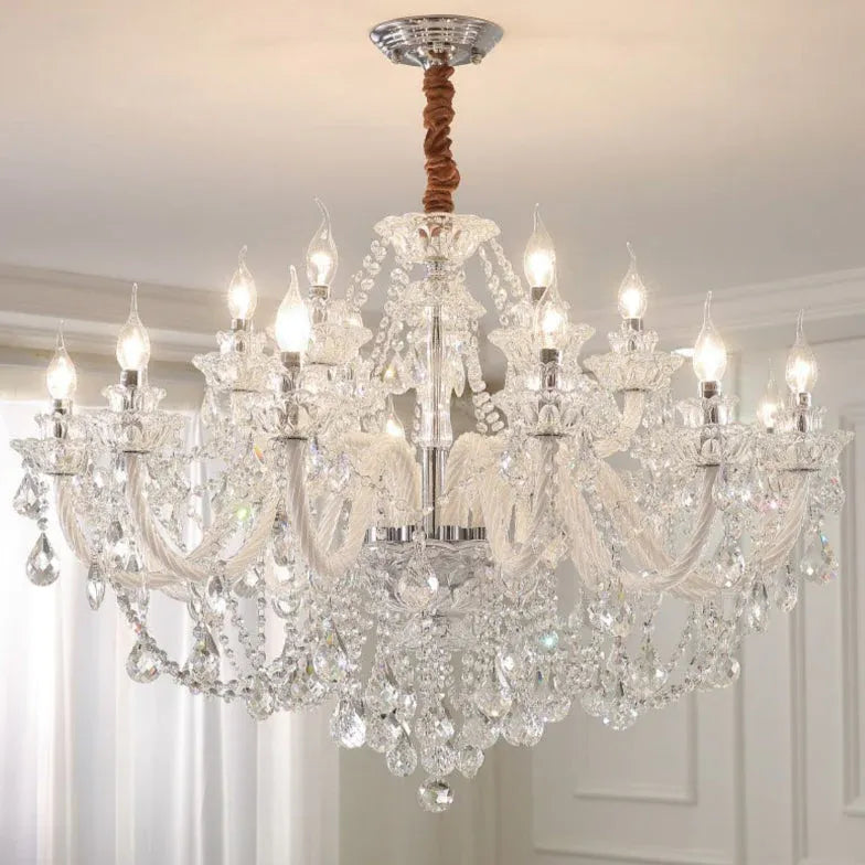 Modern Chandeliers For Living Room Silva Metal & Crystal Ip20