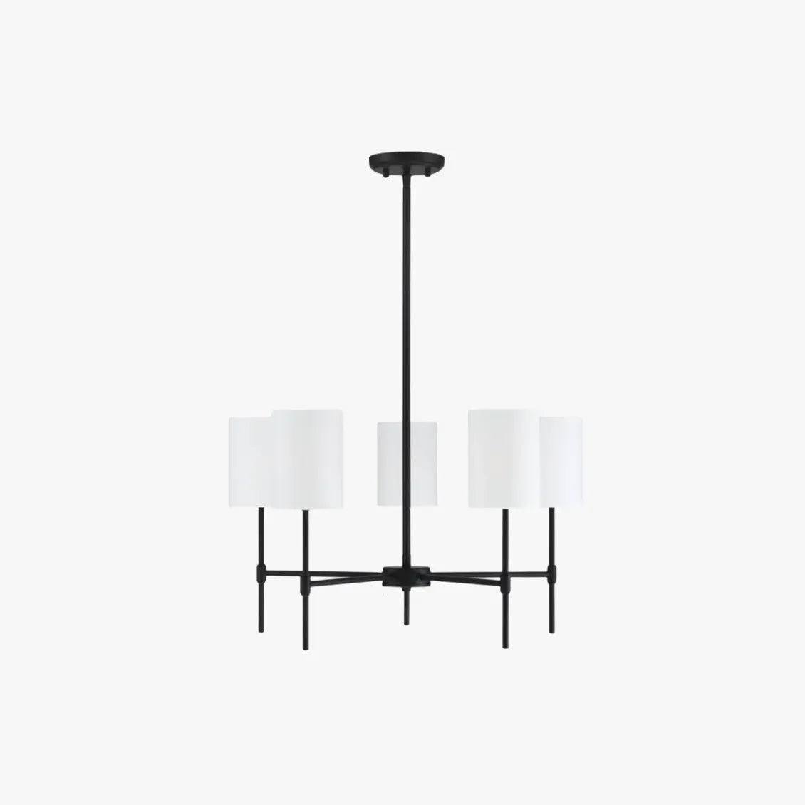 Black Modern Chandeliers For Bedroom Silva Metal Ip20 Warm White