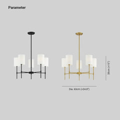 Black Modern Chandeliers For Bedroom Silva Metal Ip20 Warm White