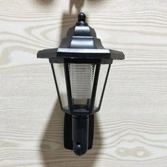 Corner Led Sensor Wall Light Solar Plastic For Garden