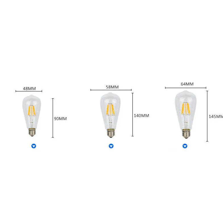 Accessories Led, St64 Glass Led Bulb Light Source