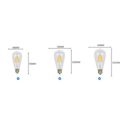 Accessories Led, St64 Glass Led Bulb Light Source