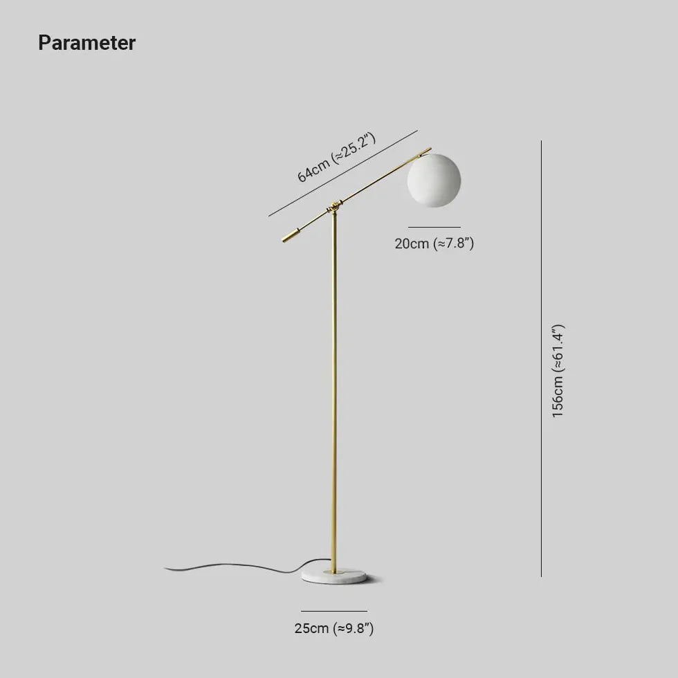 Floor Lamp For Bedroom Valentina Glass Led Warm White Plug