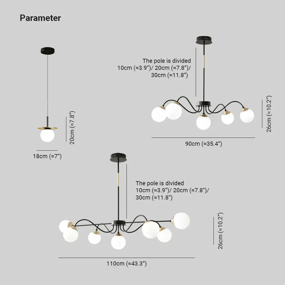 Chandelier For Bedroom Valentina Metal Led