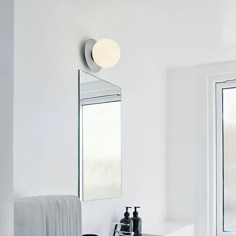 Flush Wall Light For Bathroom Valentina Metal Ip44