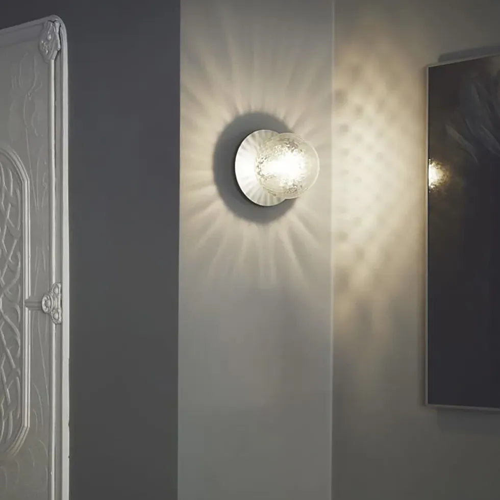 Flush Wall Light For Bathroom Valentina Metal Ip44