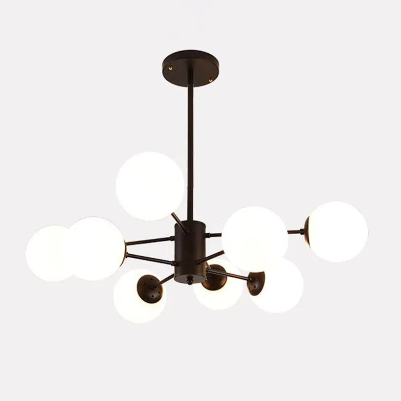 Black Chandelier For Bedroom Hailie Metal Led Ip20