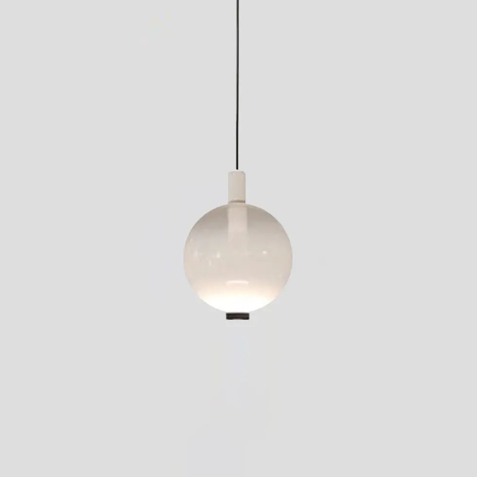 Coloured Glass Pendant Light For Study Room Valentina Metal Ip20 Led Warm White