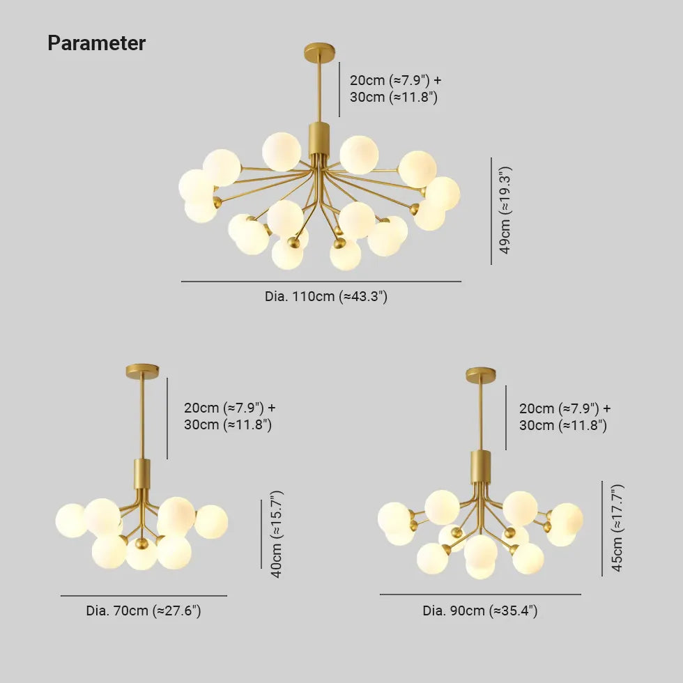 Chandelier For Bedroom Valentina Metal Ip20 Without Bulbs