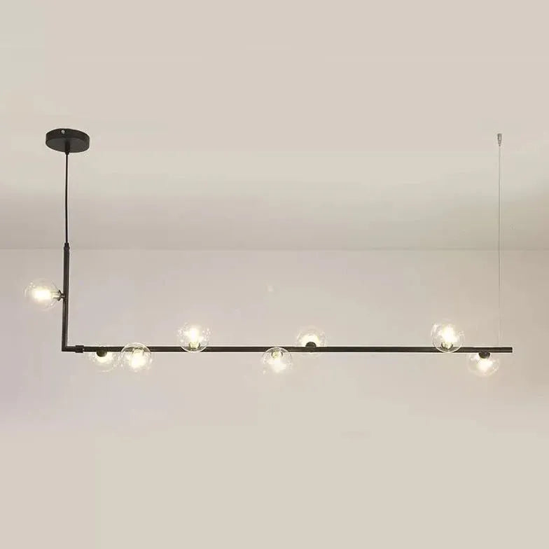 Black Chandelier For Bedroom Linear Valentina Metal Without Bulbs Led Ip20