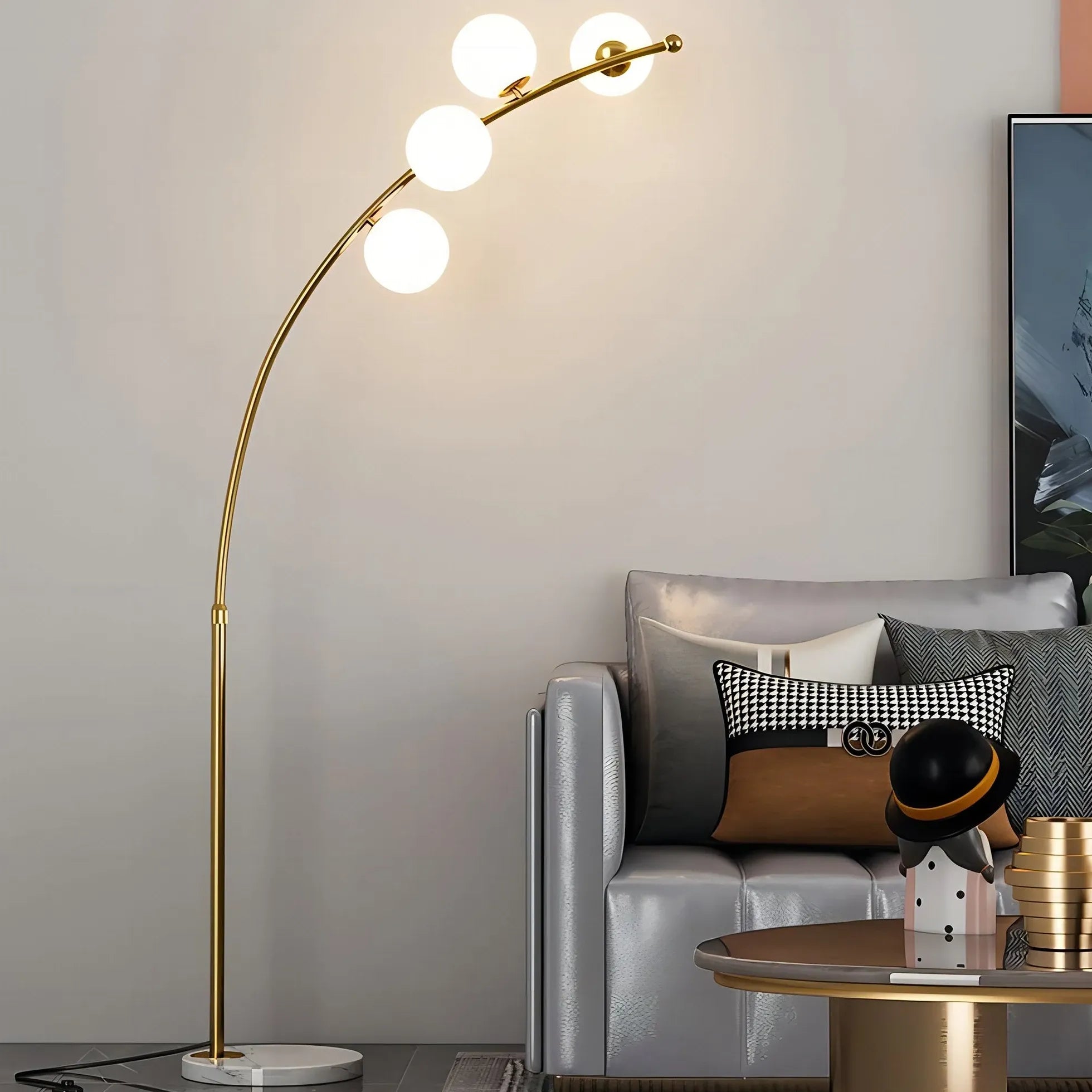 Black Floor Lamp For Bedroom Valentina Metal Led Without Bulbs Ip20