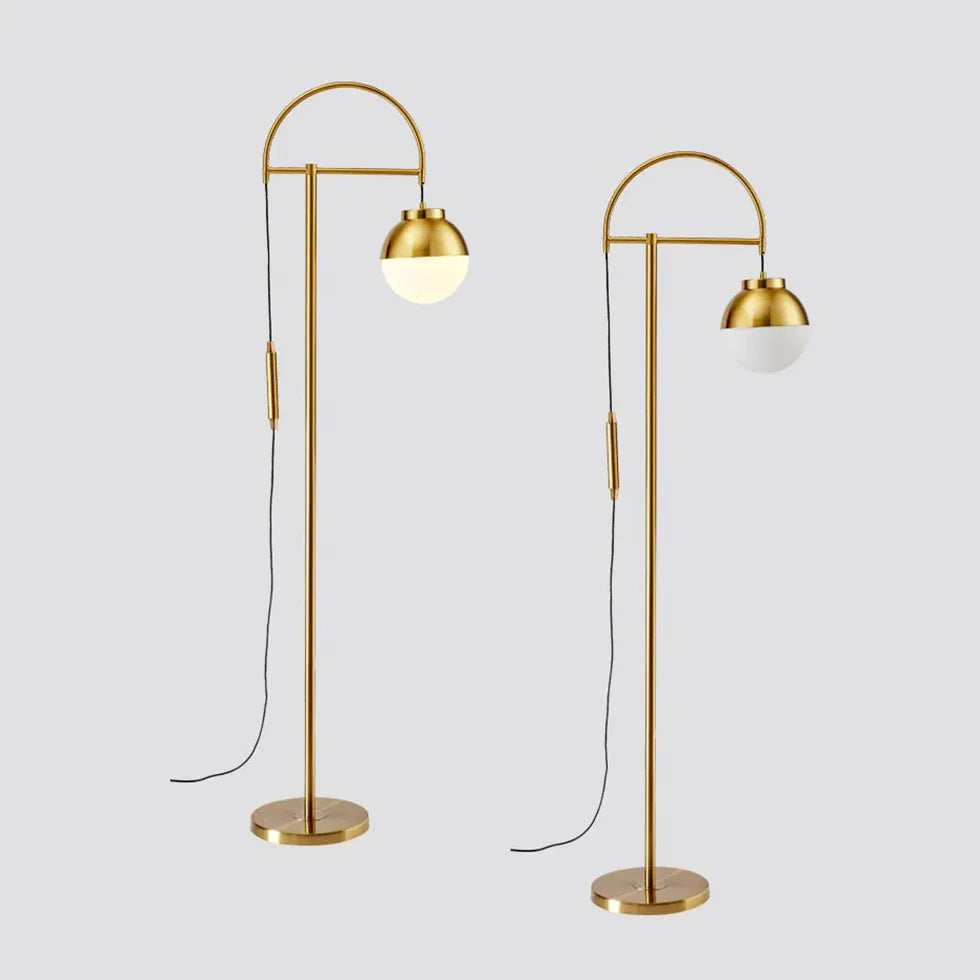 Gold Floor Lamp For Study Room Valentina Hardware Led Ip20 Plug