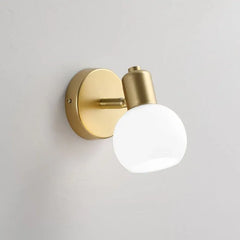 Gold Multi Arm Wall Light For Bathroom Valentina Metal & Glass Led Ip44