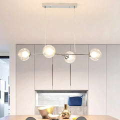 Statement Pendant Light For Bedroom Valentina Metal & Glass Without Bulbs Ip20