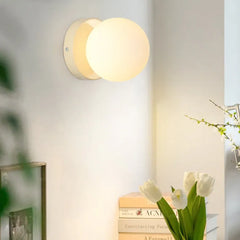 Black Flush Wall Light For Bedroom Valentina Metal Led Natural Light