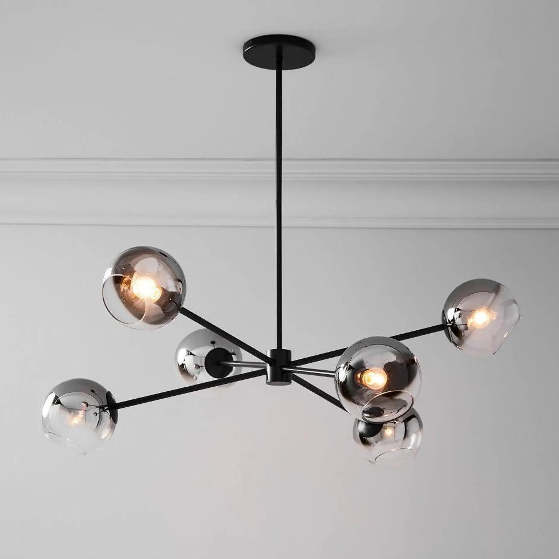 Black Chandelier For Bedroom Valentina Metal Ip20