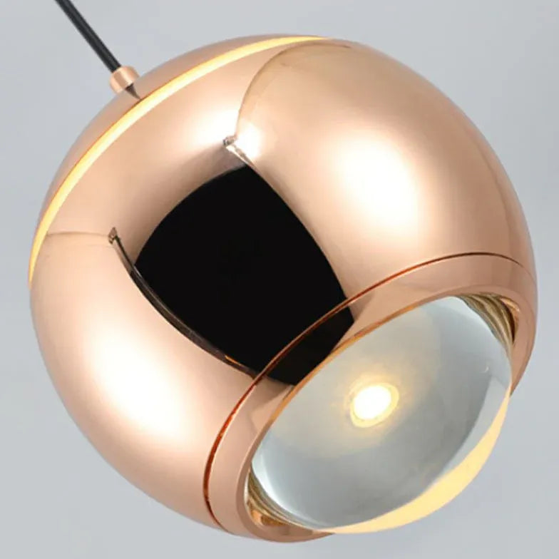 Light Single Pendant For Bedroom Round Valentina Metal