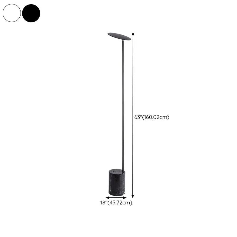 Black Led Floor Lamp For Kitchen Valentina Stone Ip20