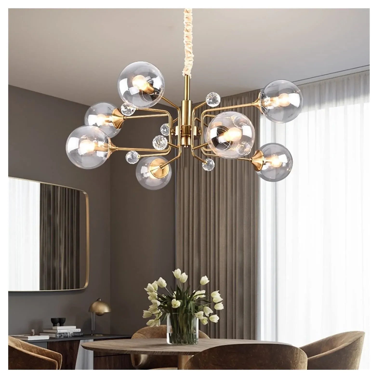 Grey Statement Pendant Light For Bedroom Valentina Metal Without Bulbs Ip20