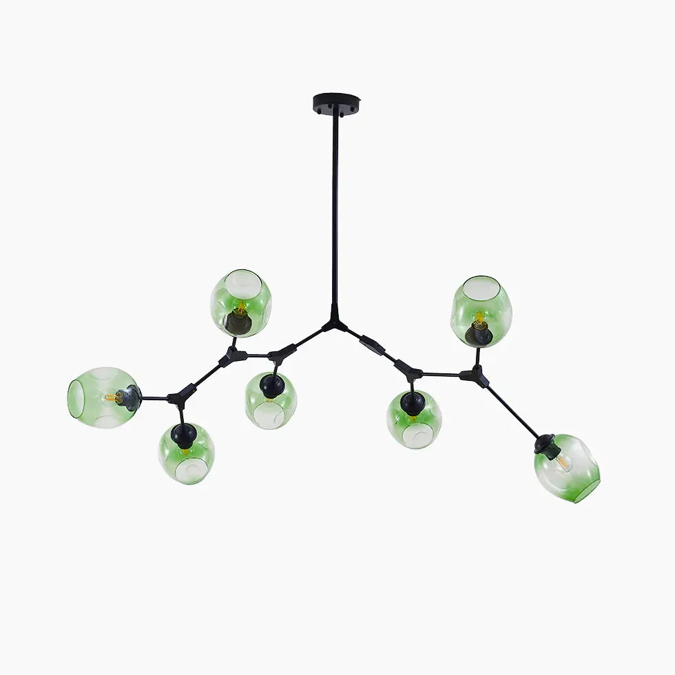 Statement Pendant Light For Study Room Valentina Glass Led Ip20 Without Bulbs