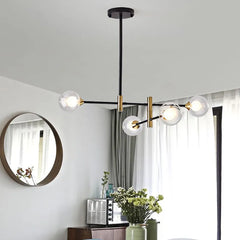 Black Modern Chandeliers For Bedroom Valentina Metal Led Warm White Ip20