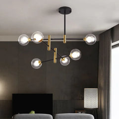 Black Modern Chandeliers For Bedroom Valentina Metal Led Warm White Ip20