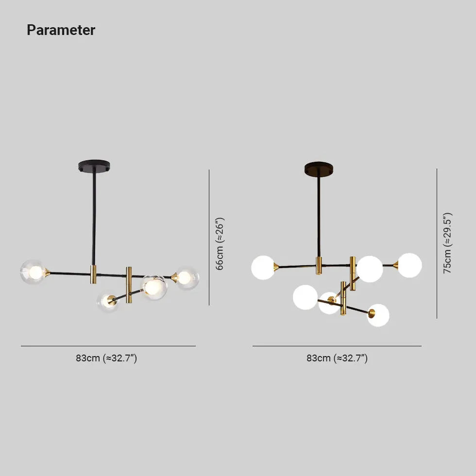 Black Modern Chandeliers For Bedroom Valentina Metal Led Warm White Ip20