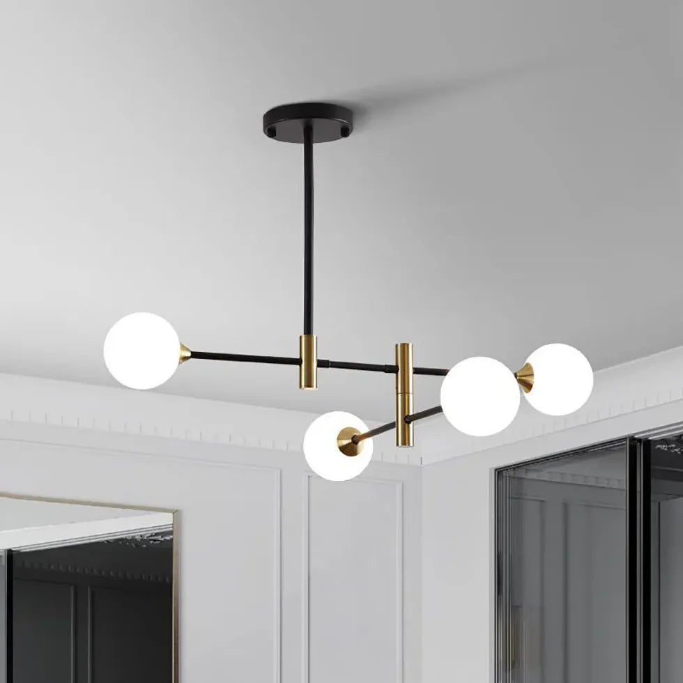 Black Modern Chandeliers For Bedroom Valentina Metal Led Warm White Ip20