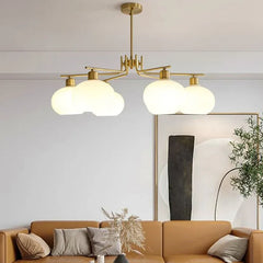 Gold Chandelier For Living Room Valentina Metal Ip20 Led