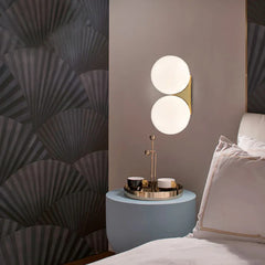 Flush Wall Light For Bedroom Valentina Metal