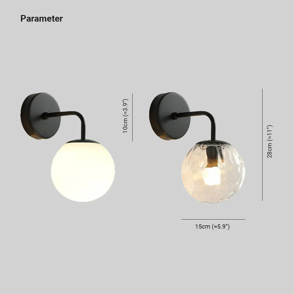 Black Single Arm Wall Light For Bedroom Valentina Metal Led Ip20