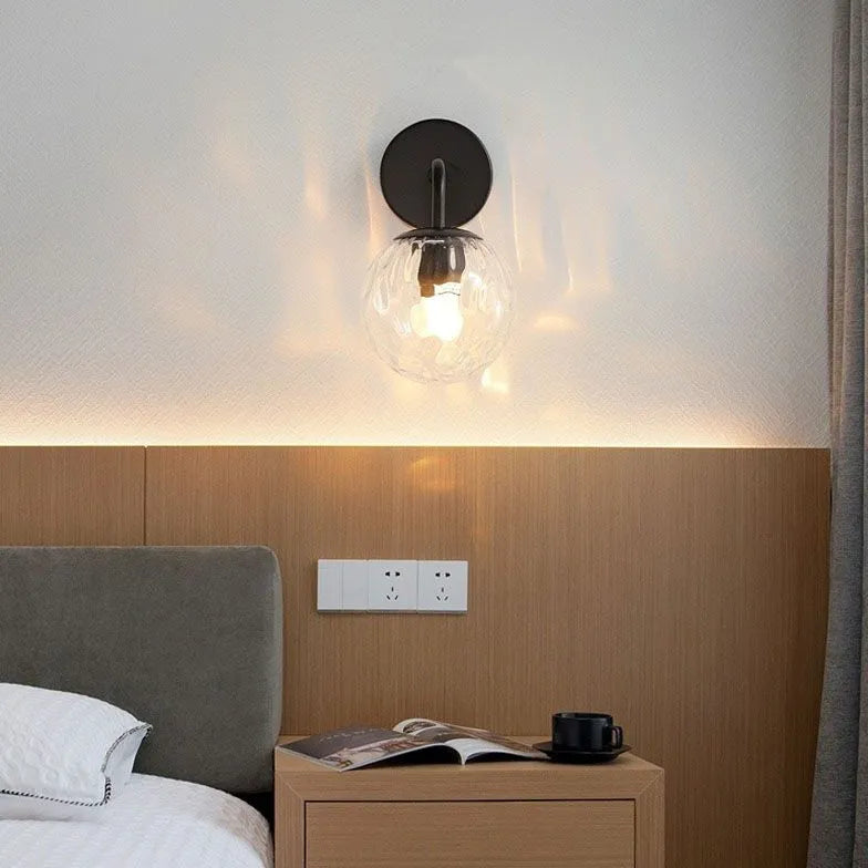 Black Single Arm Wall Light For Bedroom Valentina Metal Led Ip20