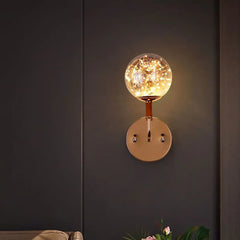 Black Single Arm Wall Light For Bedroom Valentina Metal Led Ip20